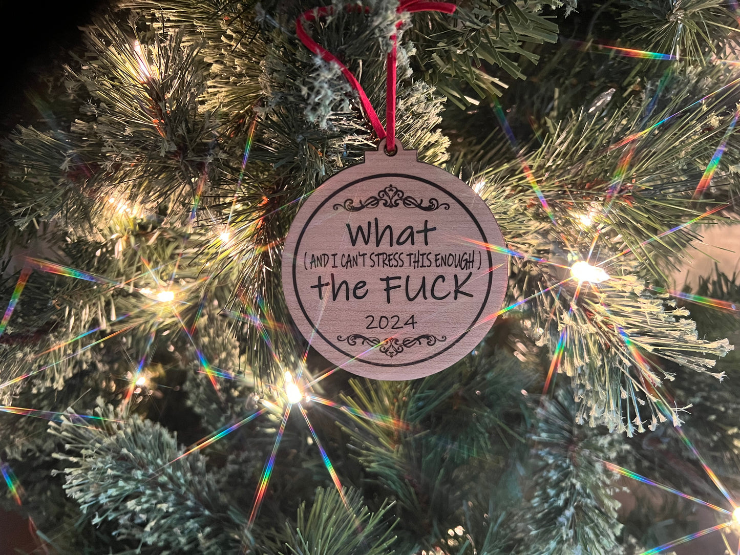 What The Fuck 2024 Ornament