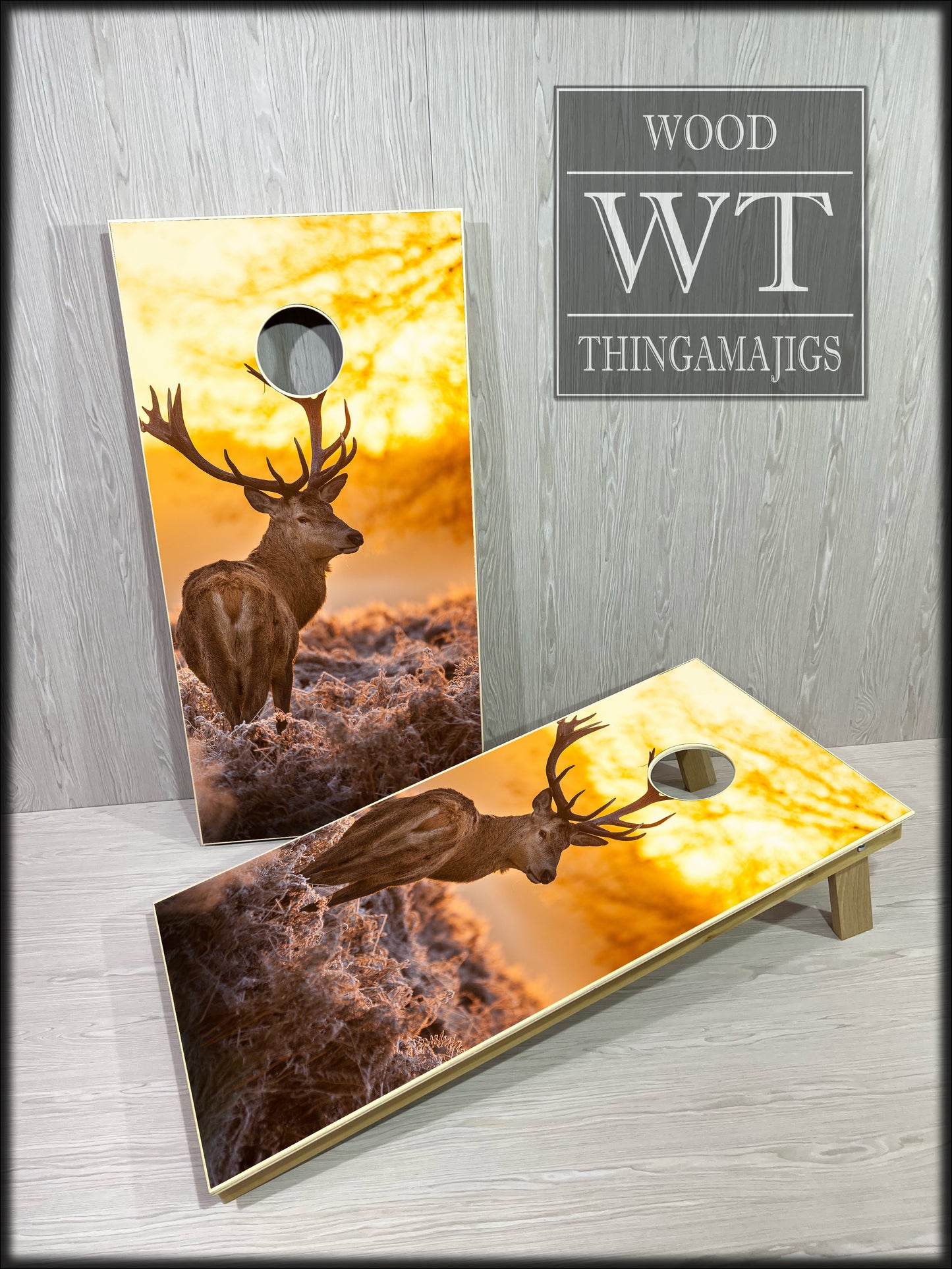 Deer at Twilight Cornhole