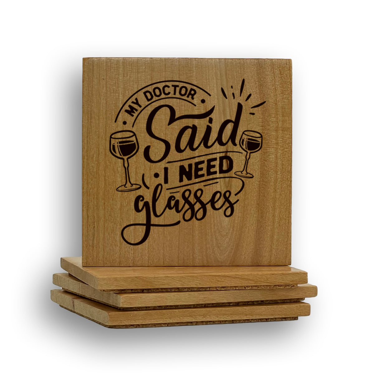 Doctor Needs Glasses Coaster