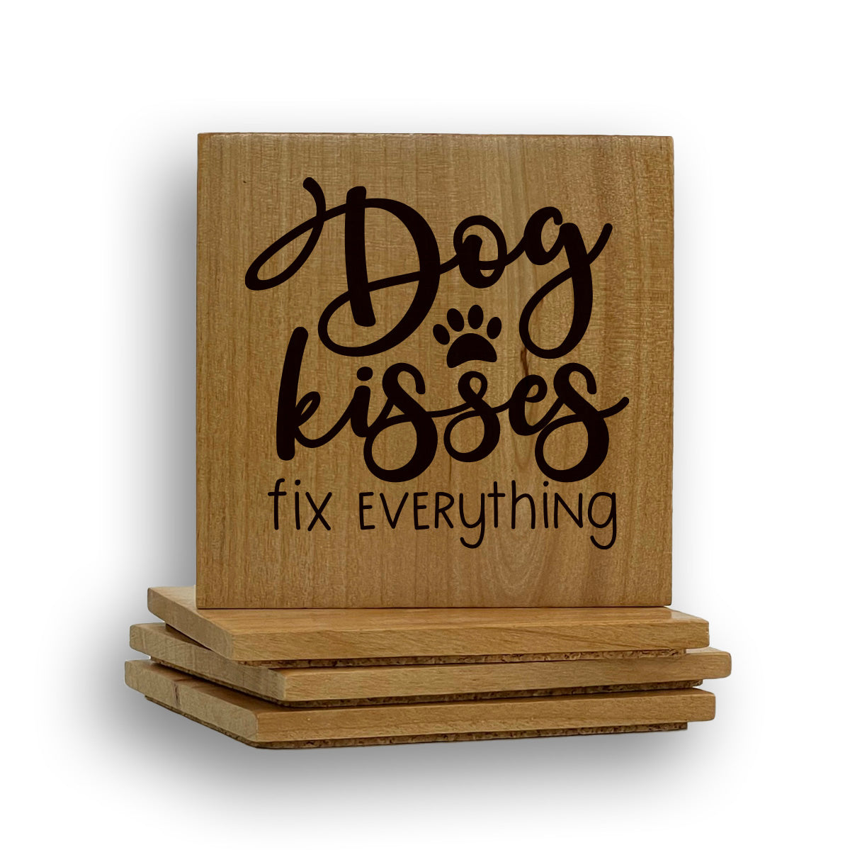 Dog Kisses Coaster
