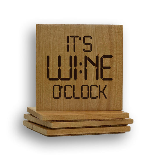 Its Wine O'Clock Coaster