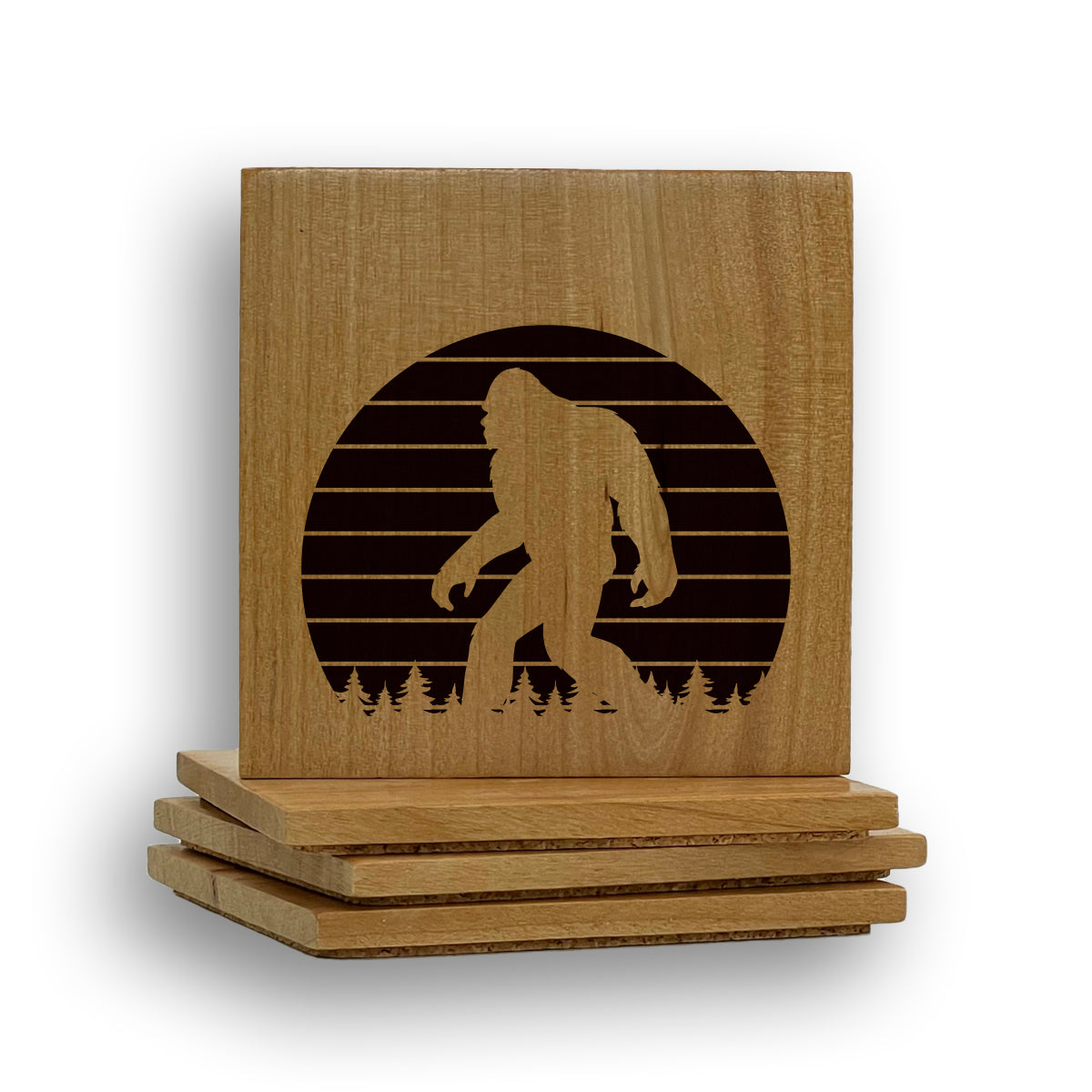 Lined Sasquatch Coaster
