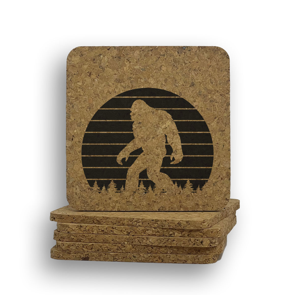 Lined Sasquatch Coaster
