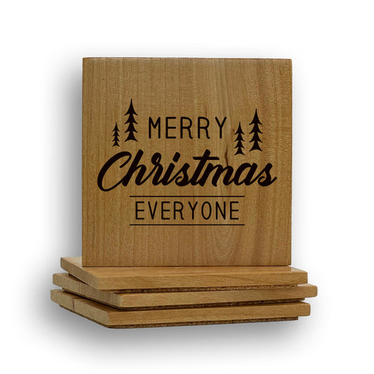 Merry Christmas Everyone Coaster