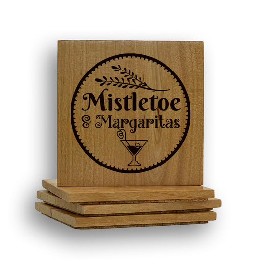 Mistletoe And Margaritas Coaster