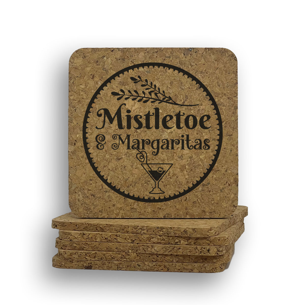 Mistletoe And Margaritas Coaster