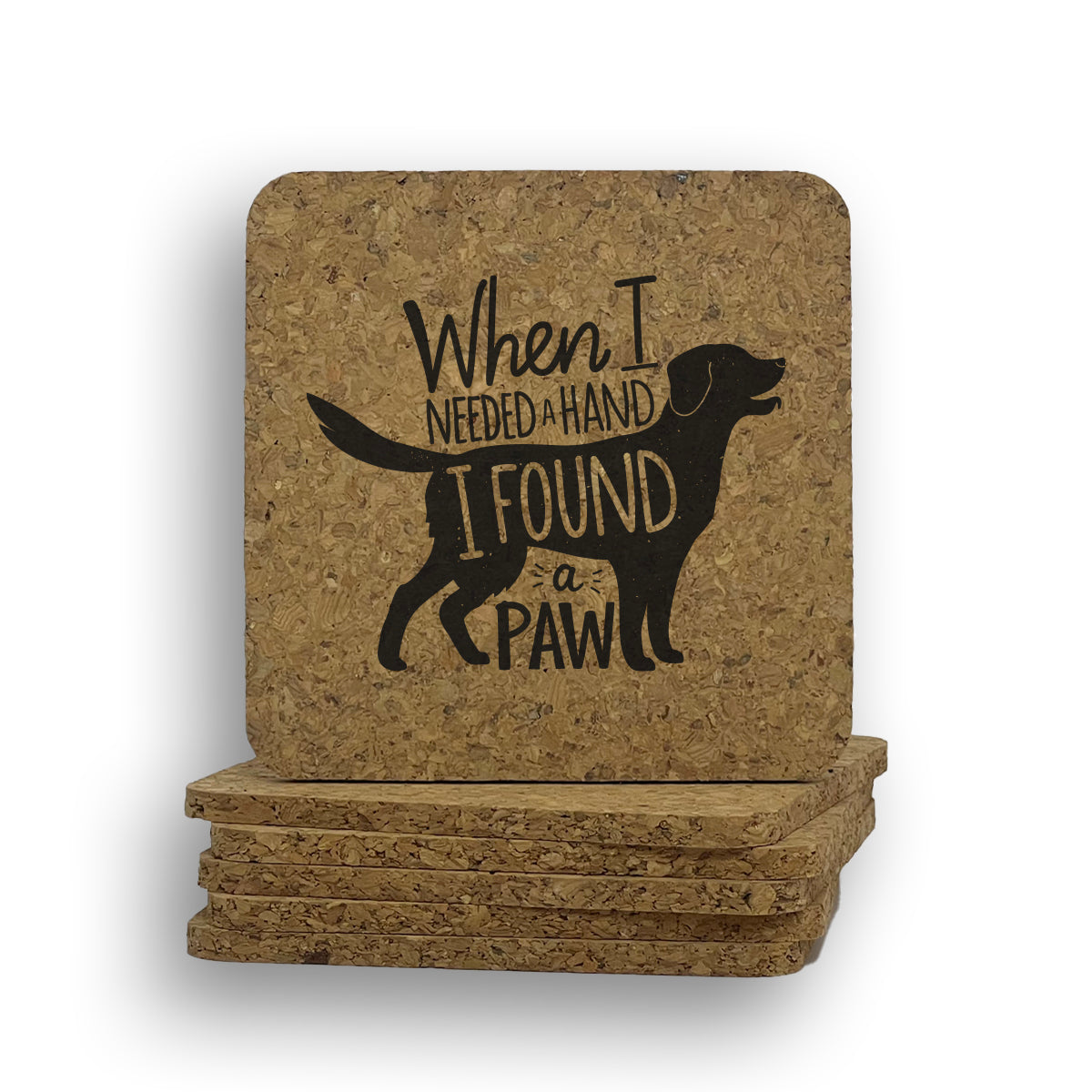 Need Hand Found Paw Coaster