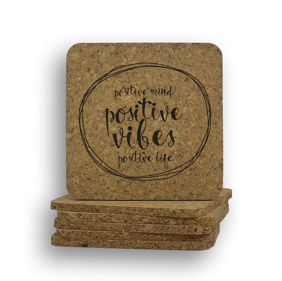 Positive Mind Vibes Coaster