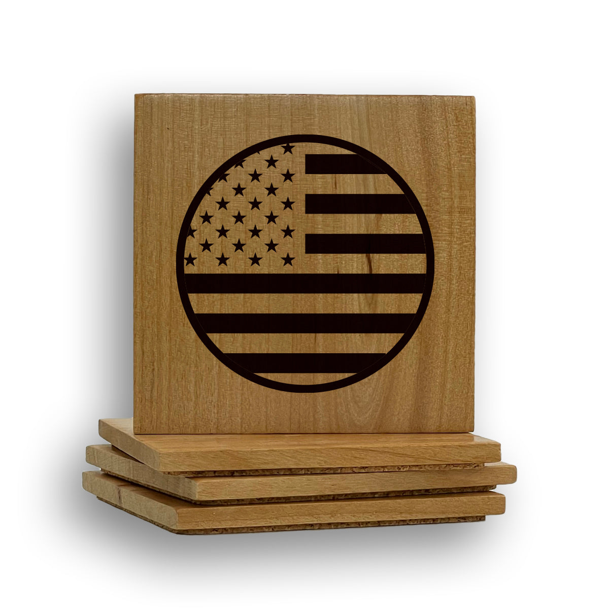 Round Flag Coaster