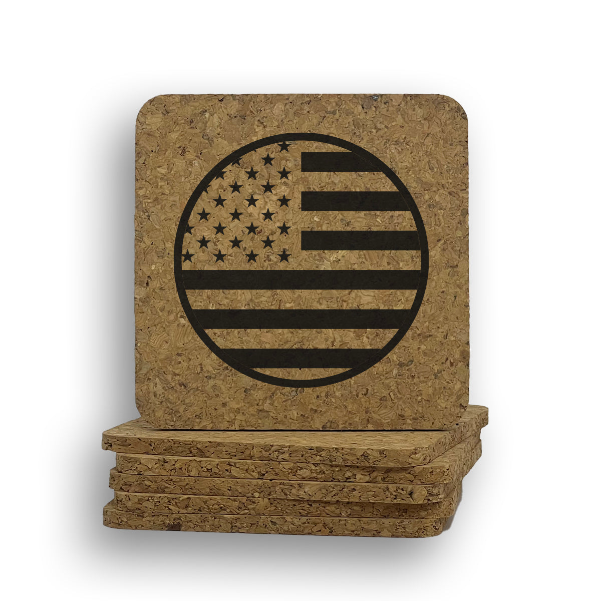 Round Flag Coaster