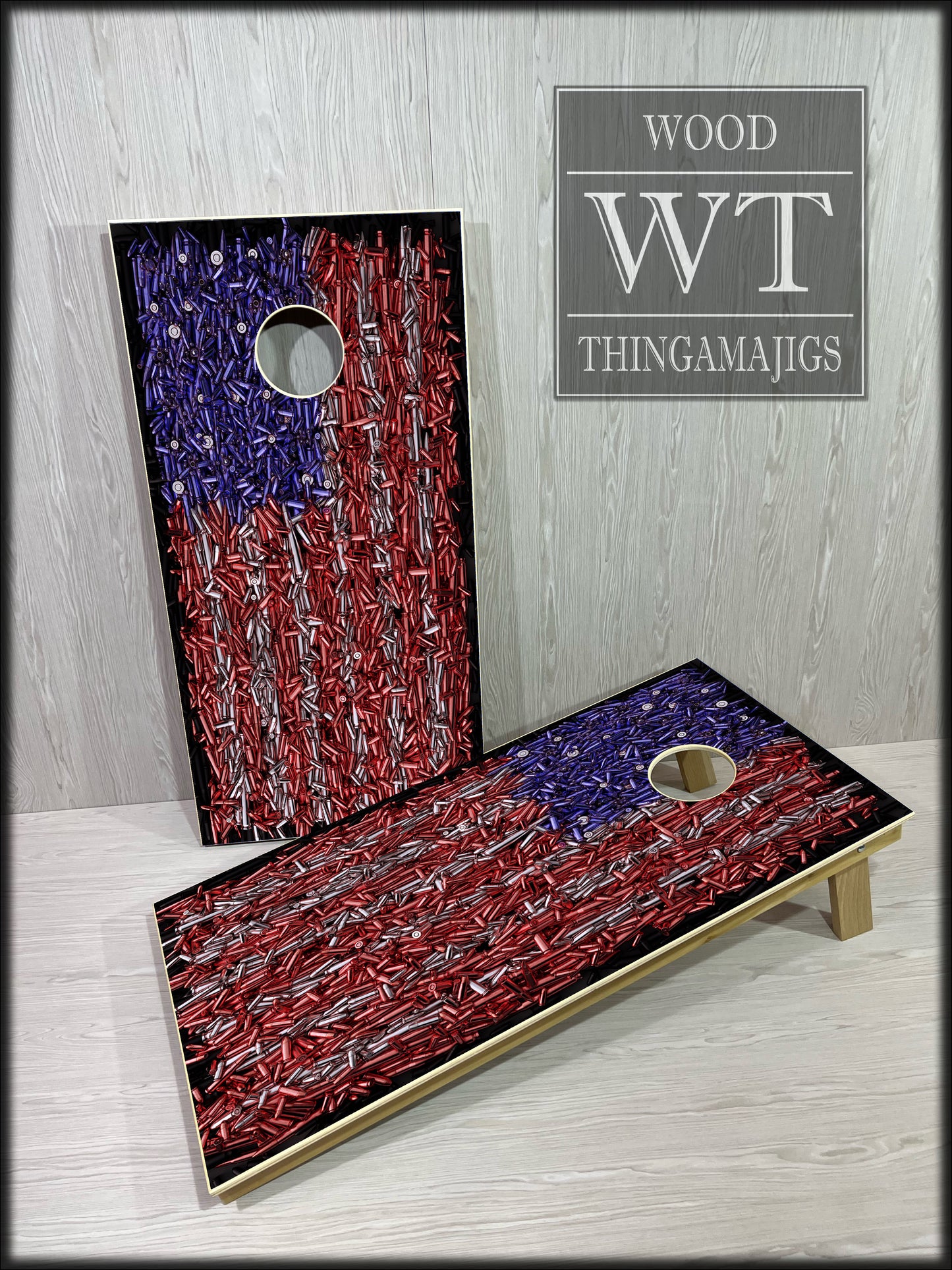 Bullet Flag Cornhole