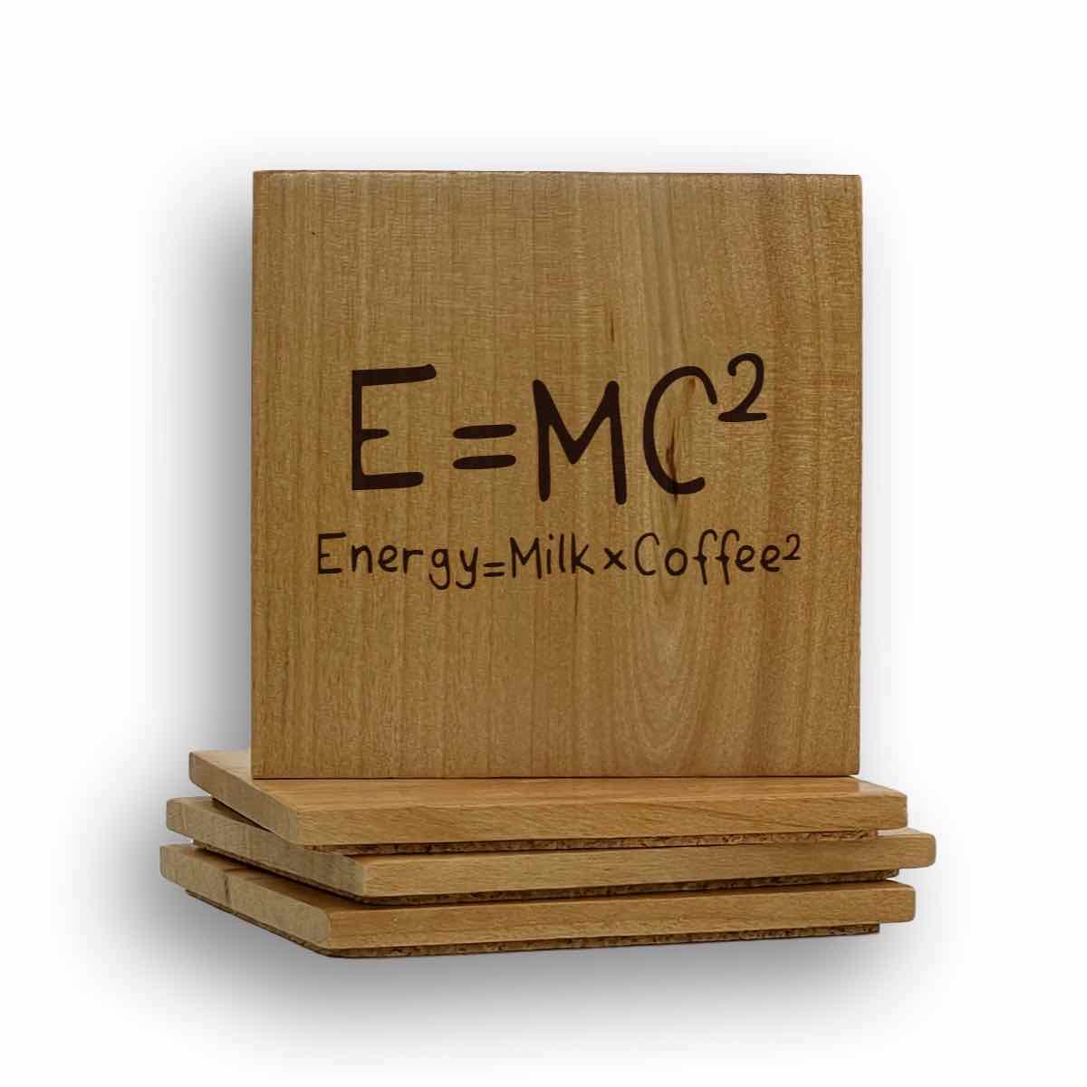 Energy Milk Coffee Coaster