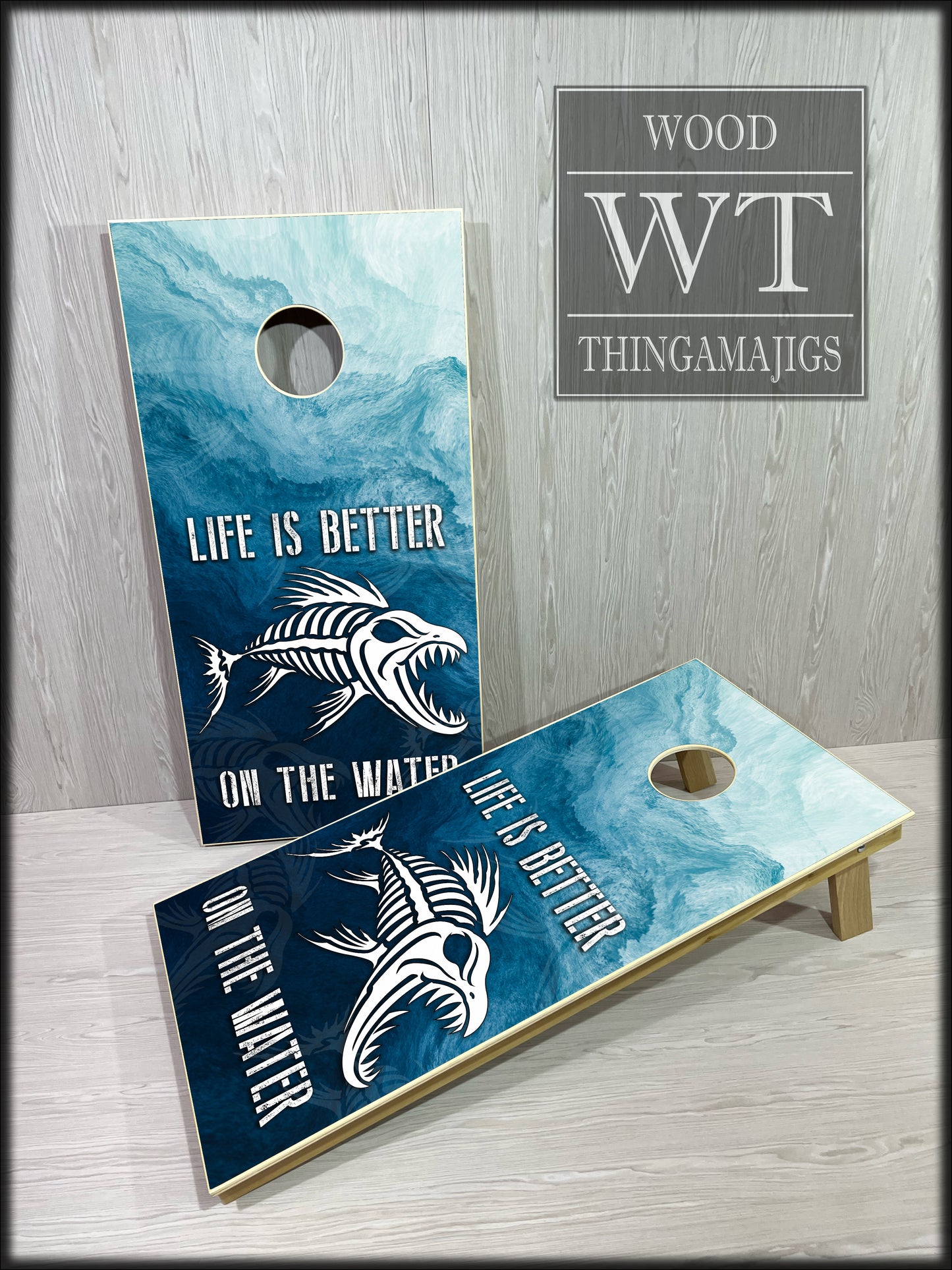 Life is Better On the Water Cornhole