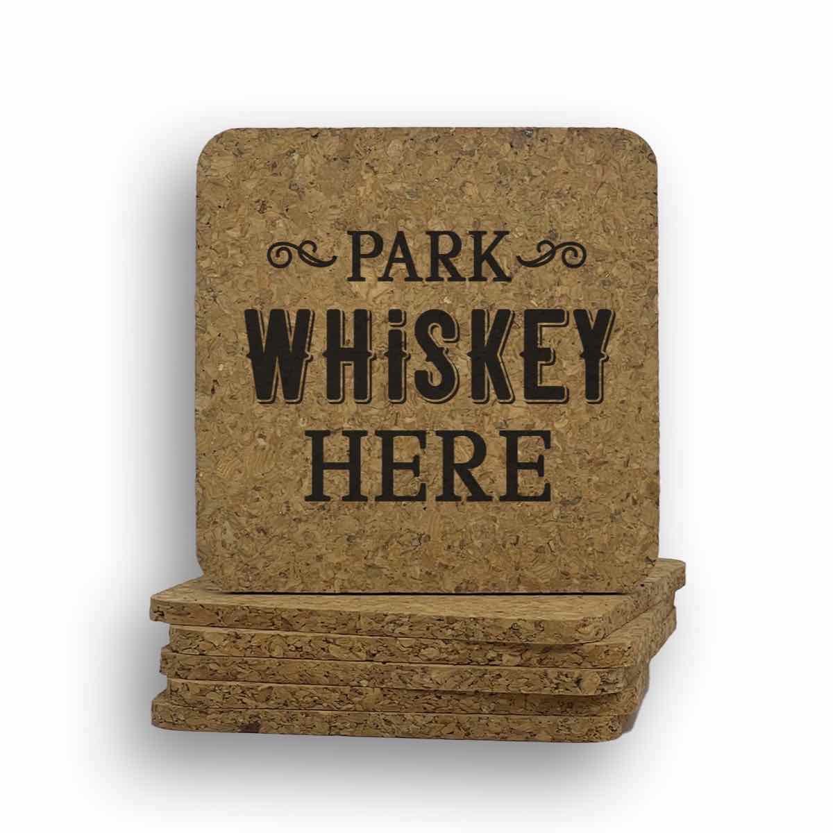 Park Whiskey Here Coaster