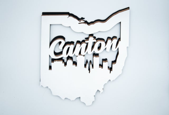 Canton Ohio Cutout - Small Wall Hanging