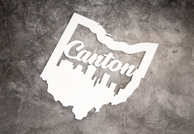 Canton Ohio Cutout - Small Wall Hanging