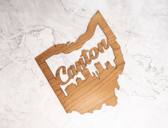 Canton Ohio Cutout - Small Wall Hanging