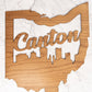 Canton Ohio Cutout - Small Wall Hanging