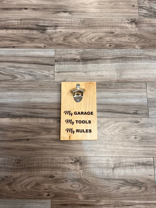 My Garage Bottle Opener