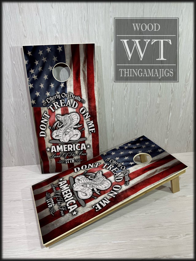 Don't Tread on Me Cornhole