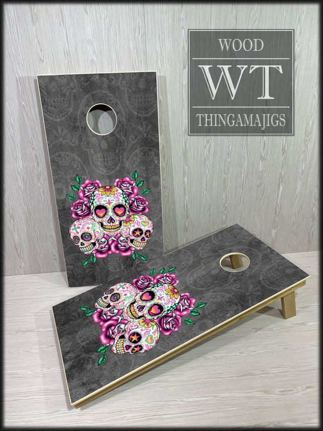 Sugar Skulls Cornhole