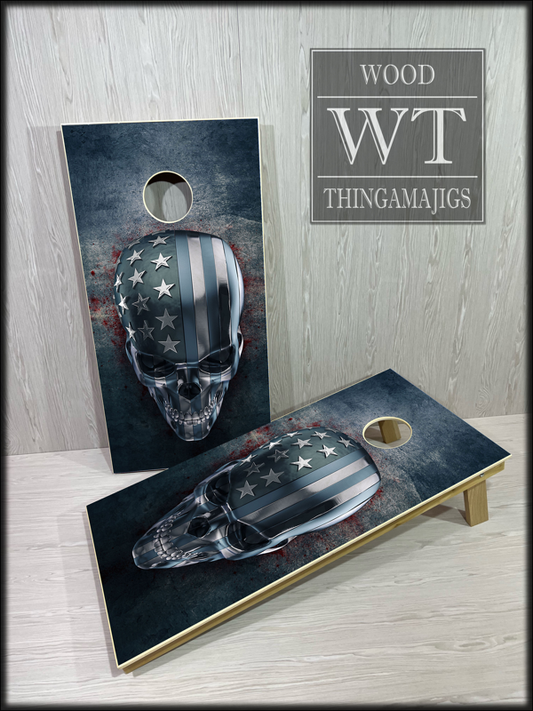 American Skull Cornhole