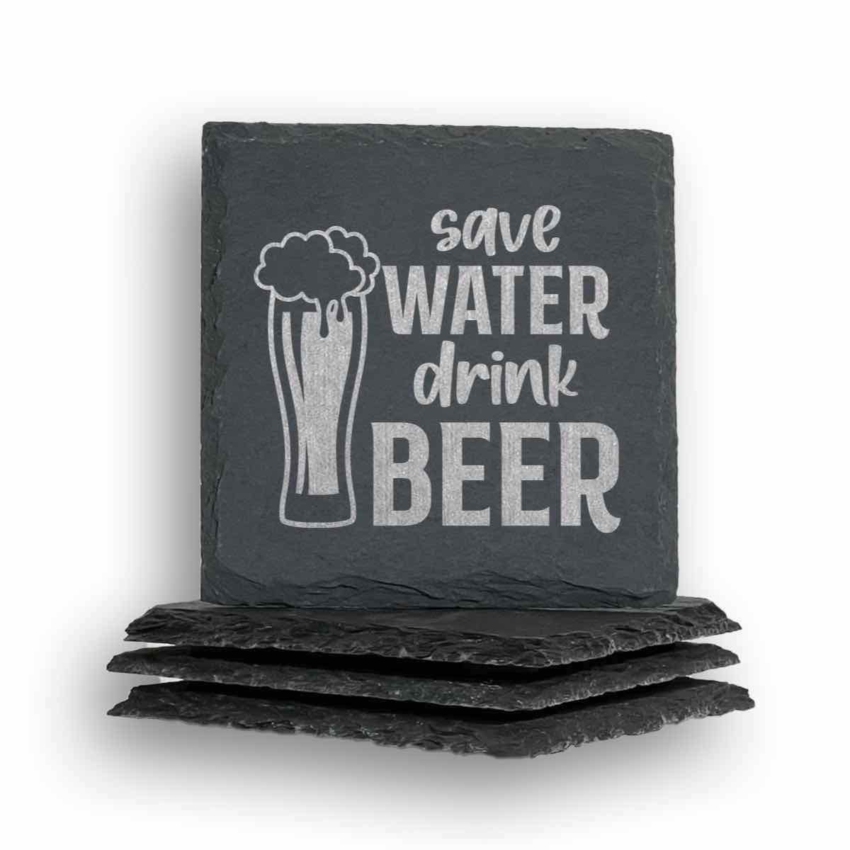 Save Water Drink Beer Coaster