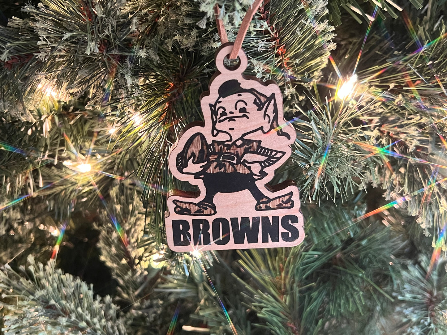 Browns Elf Ornament