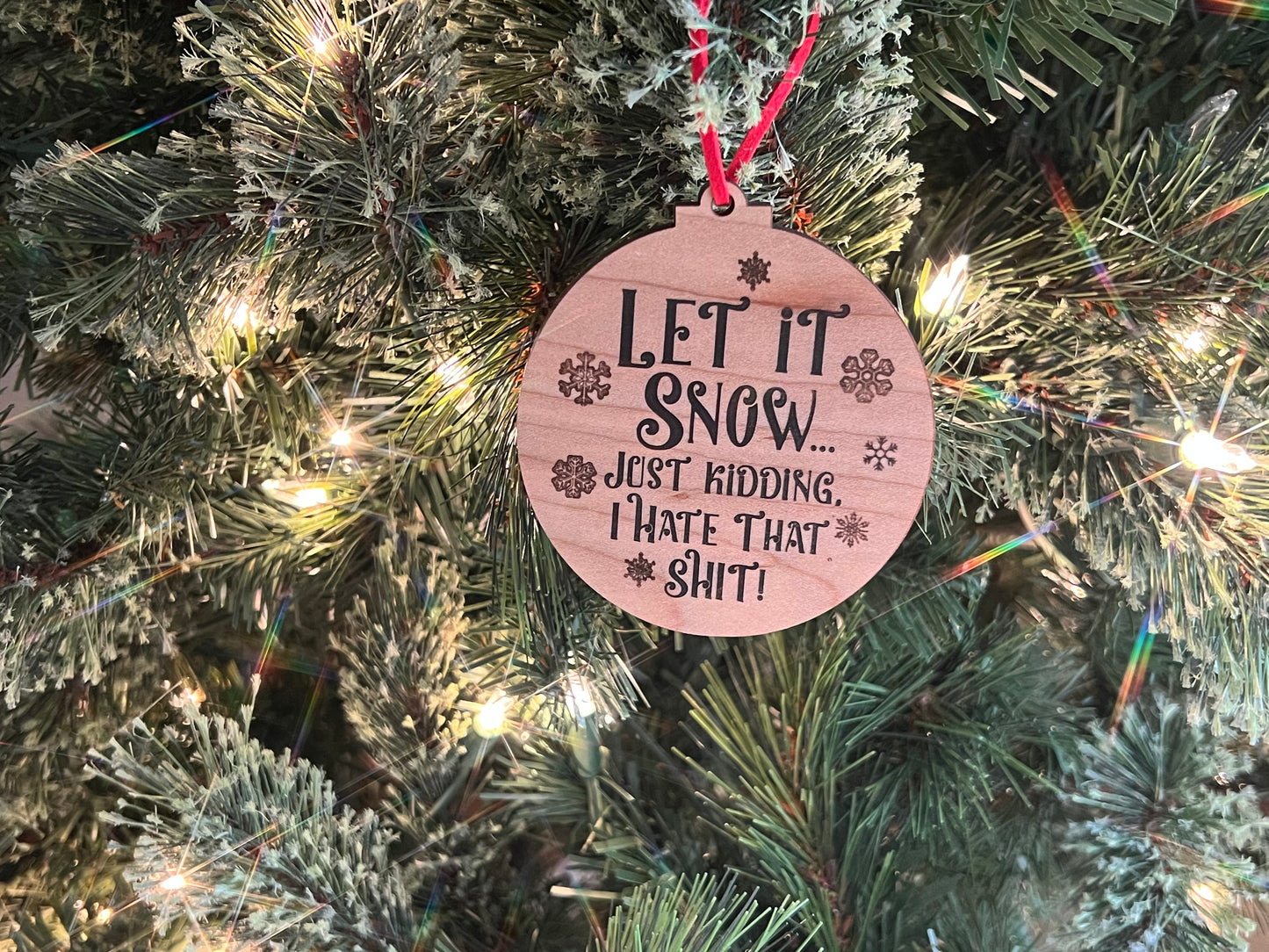 Let it Snow Ornament