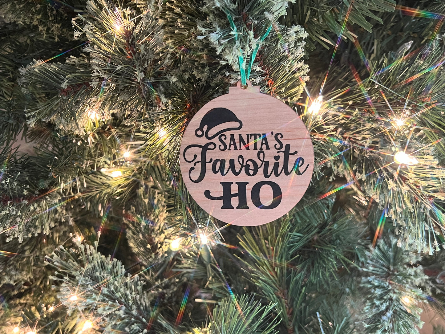 Santa's Favorite Ho Ornament