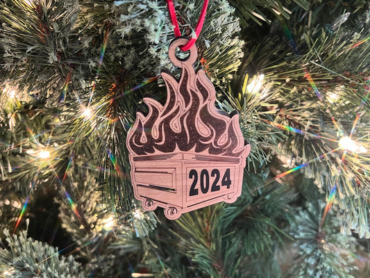 2024 Dumpster Fire Ornament