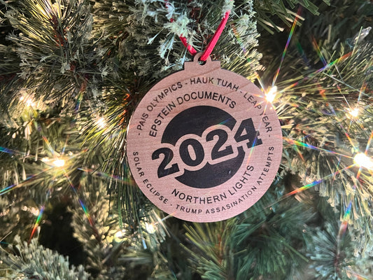 2024 Year in Review Ornament