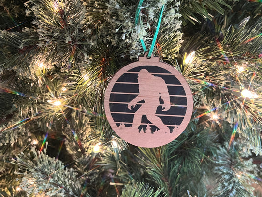 Striped Sasquatch Ornament