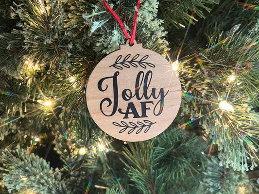 Jolly AF Ornament