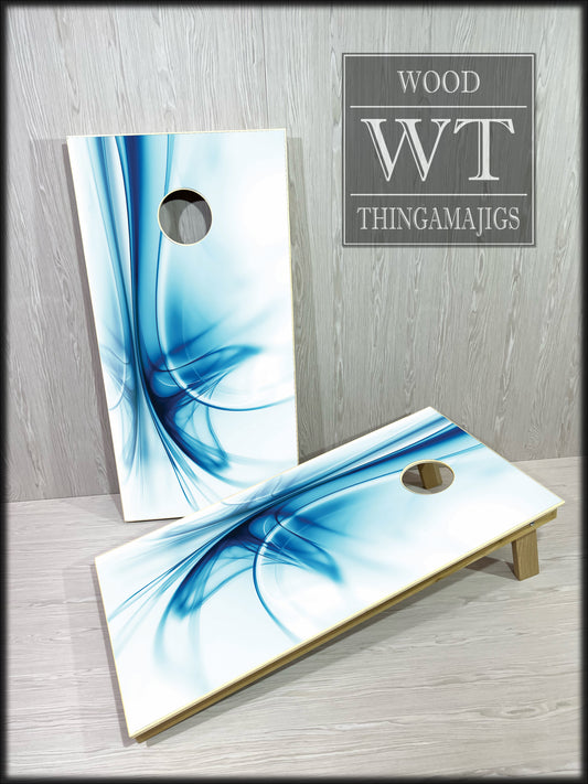 Blue Splash Cornhole