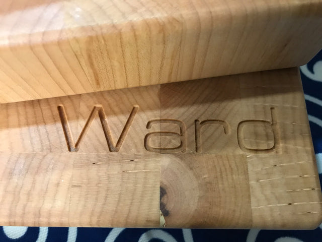 custom wooden board