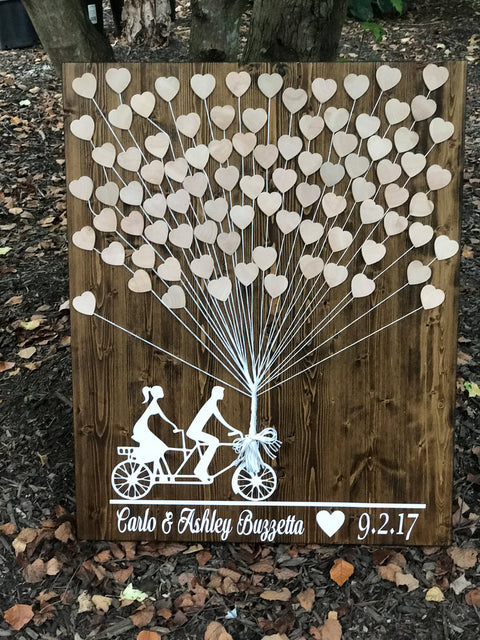 custom wooden wedding sign
