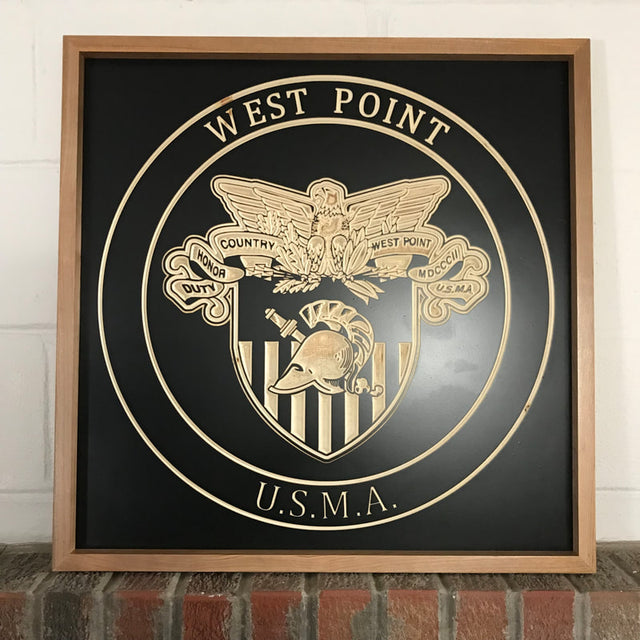 West Point crest wall hanging