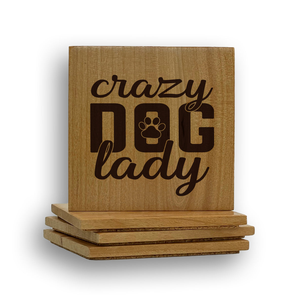 Crazy Dog Lady 2 Coaster