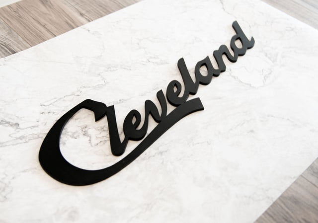 Script Cleveland - Small Wall Hanging