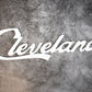 Script Cleveland - Small Wall Hanging