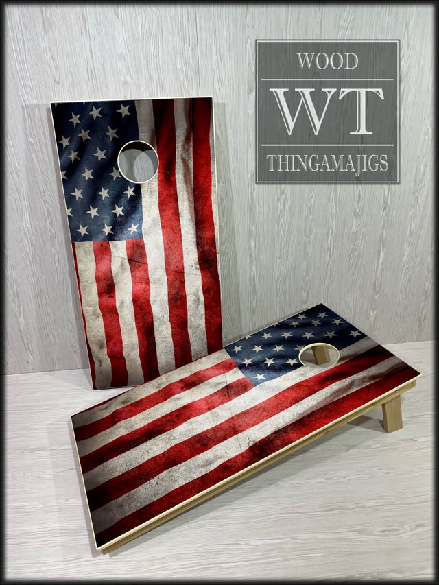 Distressed American Flag Wraps