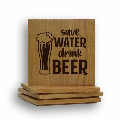 Save Water Drink Beer Coaster